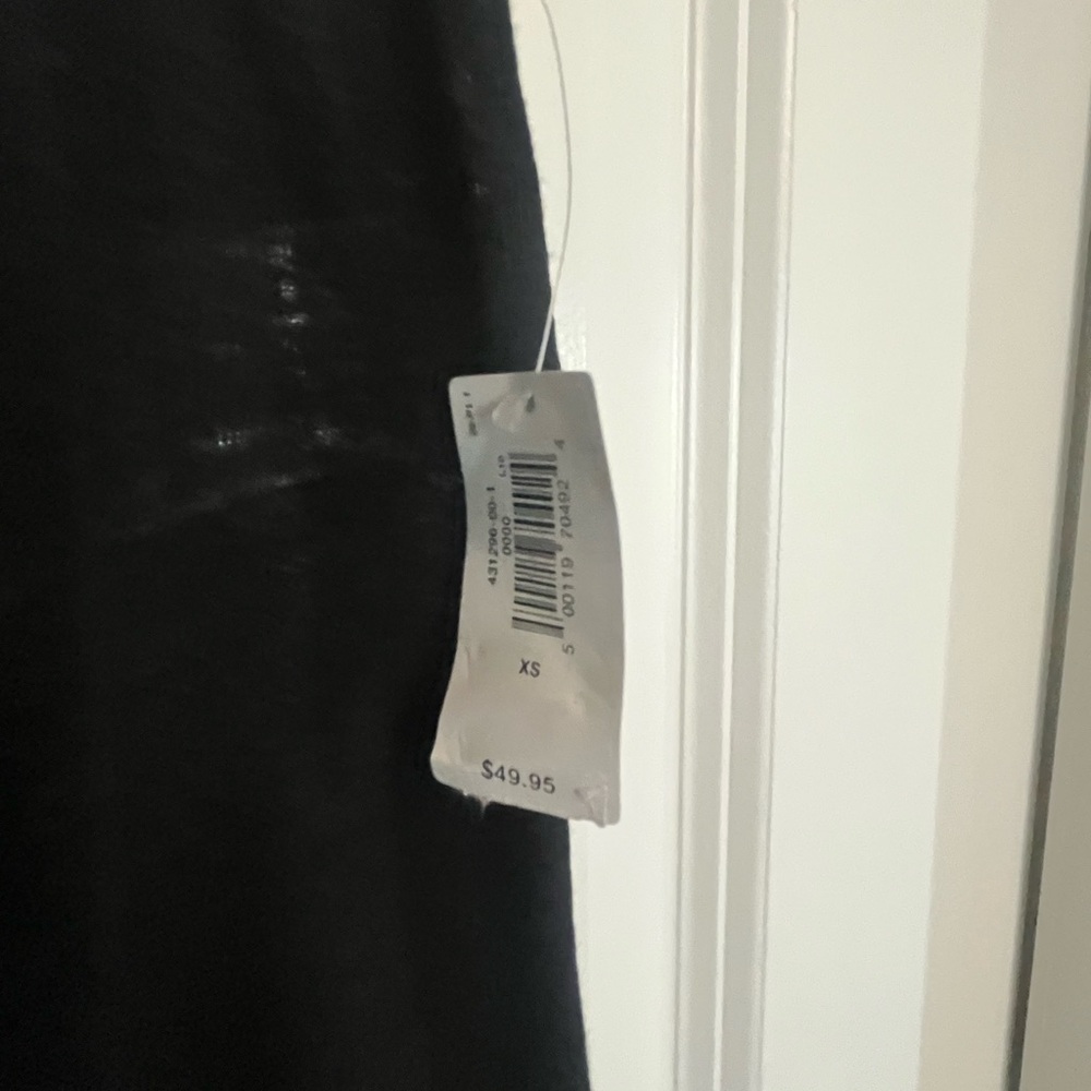 GAP Linen Blend Lounge Pants Womens xS Black NWT - Picture 5 of 5